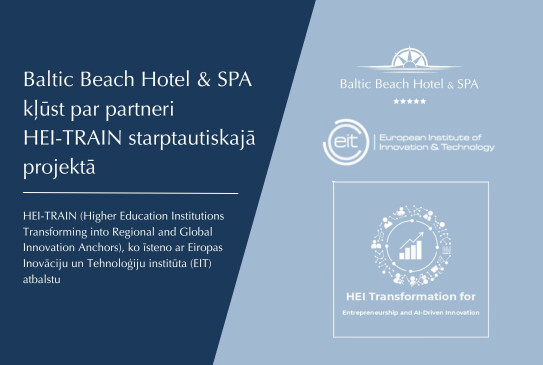 BALTIC BEACH HOTEL & SPA СТАНОВИТСЯ ПАРТНЕРОМ-МЕНТОРОМ В МЕЖДУНАРОДНОМ ПРОЕКТЕ HEI-TRAIN