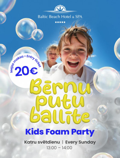 FOAM PARTY / Katru svētdienu