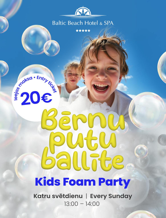 FOAM PARTY / Katru svētdienu