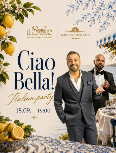 Ciao Bella! Itāļu vakars ar Roberto Meloni