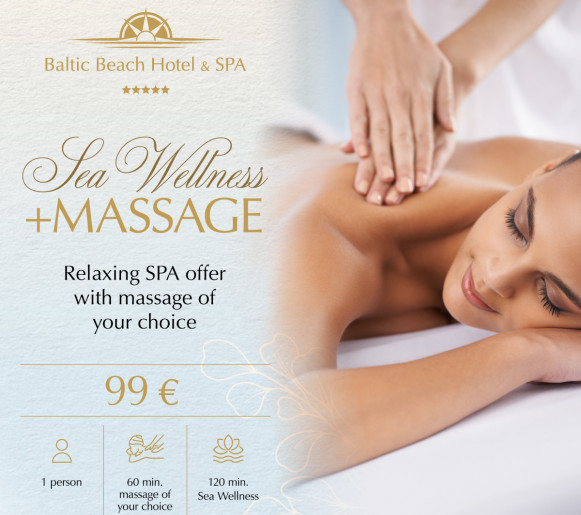 Sea Wellness & A 60-Minute Massage of Your Choice - 99 EUR