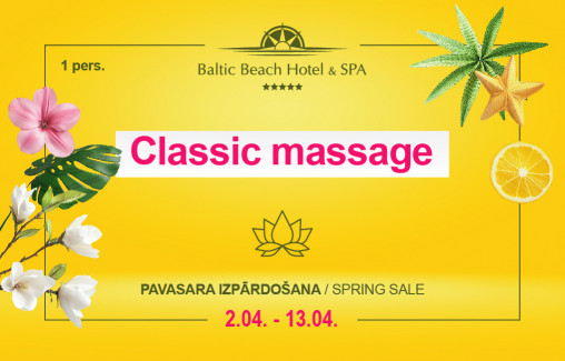Classic massage / SPRING SALE 02.04. - 13.04.
