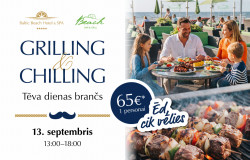 Grilling & Chilling Tēva dienas brančs pie jūras