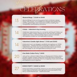 ✨ Februāra vakaros ļaujies īpašai atmosfērai.

Tematiskie pasākumi viesnīcā aicina sākt nedēļas nogali nesteidzīgi — baudot dzīvo mūziku, sarunas un vakara noskaņu pie jūras.

Šie ir vakari, kuros mirkļi paliek atmiņā vēl ilgi pēc tam.