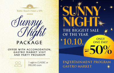 Sunny Night Package / Exclusive Offer - Only on 10.10