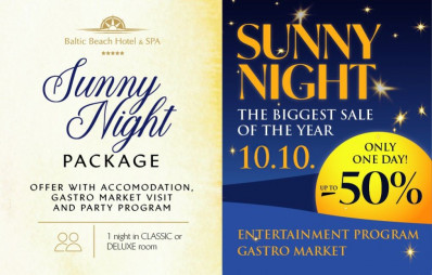 Sunny Night Package / Exclusive Offer - Only on 10.10