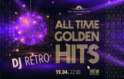 Disko ballīte "All time golden hits"/  19.04. plkst. 22:00 - 02:00