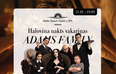 Adams Family Halovīna nakts vakariņas