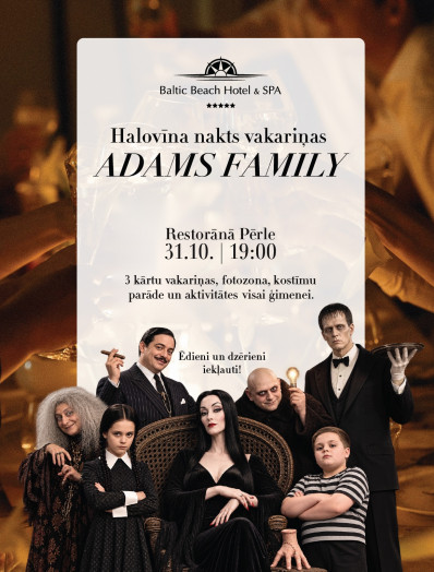 Adams Family Helovīna nakts vakariņas