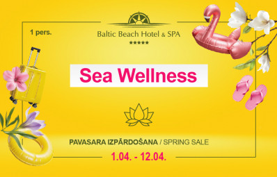 A visit to sea water complex Sea Wellness 120min / SPRING SALE 01.04. - 12.04.