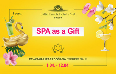 SPA as a Gift / SPRING SALE 01.04. - 12.04.