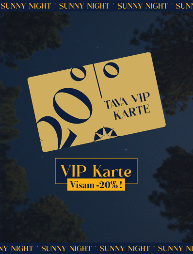 VIP Karte - Tikai 09.10