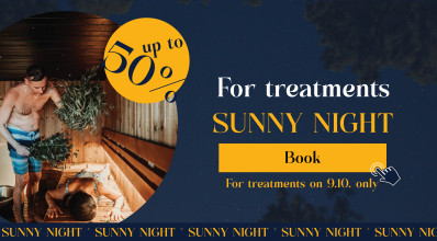 50% off all SPA Menu treatments / Sunny Night 2026