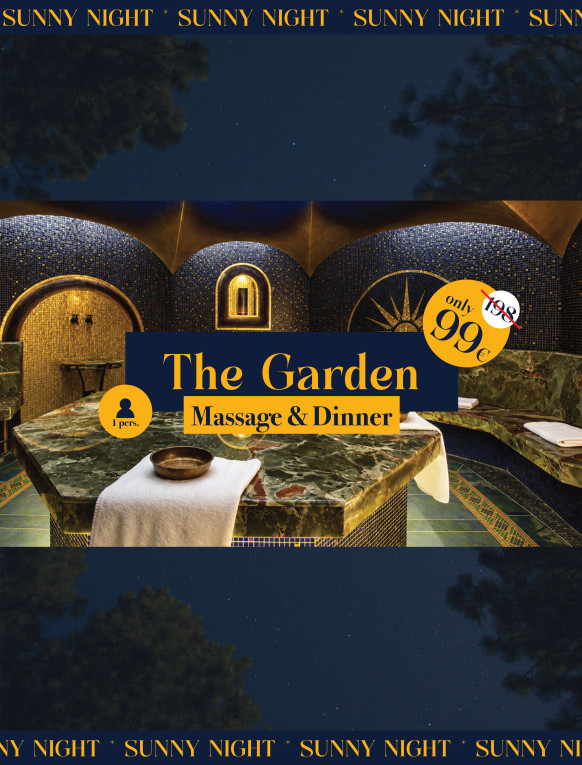 The Garden. Massage & Dinner