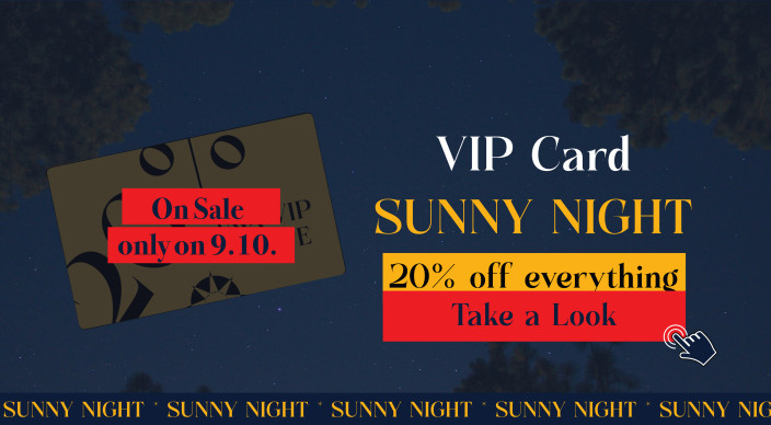VIP Cards - 20% / Sunny Night 2026