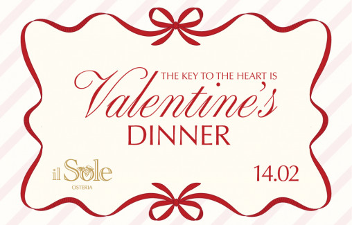 Il Sole – Valentine’s Day Evening Table Reservation