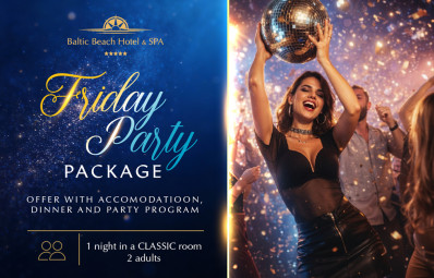 Friday Party Package/ offer with accommodation and entertainment
