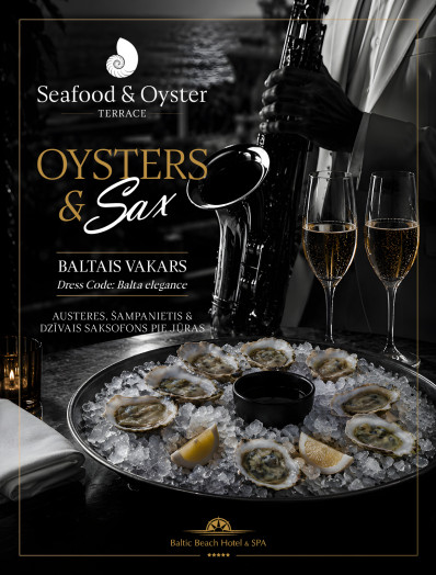 Oysters & Sax – Vakars Baltā 