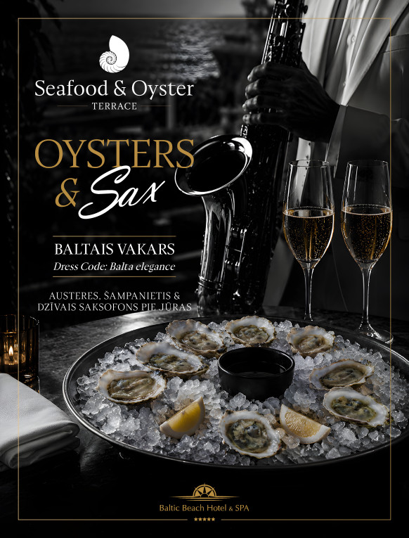 Oysters & Sax – Vakars Baltā 