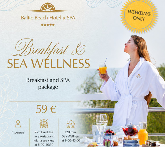 Brokastis un SPA/ 1 pers - 59 EUR