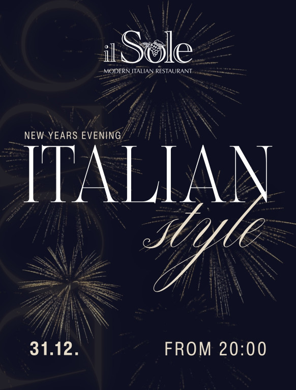 Il Sole – резервaция столика на Новогодний вечер