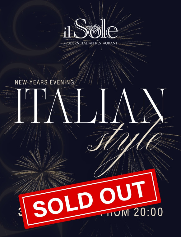 Il Sole – New Year’s Eve table reservation