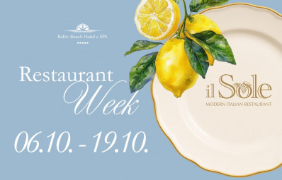 Il Sole / Restaurant week in Jūrmala