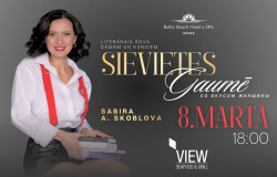 Svētku literārais šovs "Sievietes Gaumē" / 08.03.