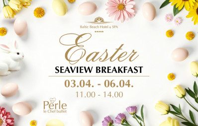 Easter Late Brekfast with a Sea View