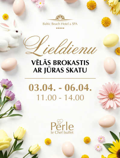 Lieldienu Vēlās Brokastis ar Skatu uz Jūru