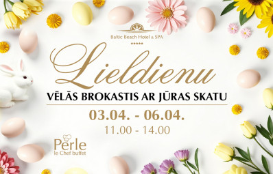 Lieldienu Vēlās Brokastis ar Skatu uz Jūru