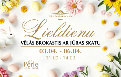 Lieldienu Vēlās Brokastis ar Skatu uz Jūru