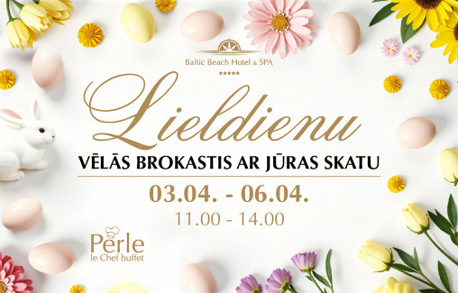 Lieldienu Vēlās Brokastis ar Skatu uz Jūru