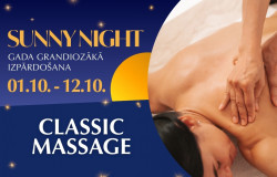 Classic massage - 30 min. / SUNNY NIGHT 2025