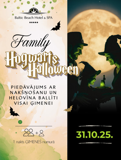 FAMILY HOGWARTS HALLOWEEN / Nakšņošanas piedāvājums ģimenei
