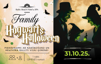 FAMILY HOGWARTS HALLOWEEN / Nakšņošanas piedāvājums ģimenei