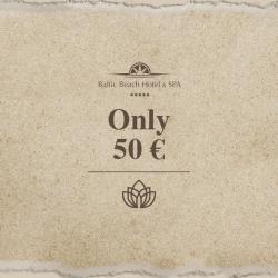Unikāli SPA piedāvājumi par īpašu cenu - 50 € 