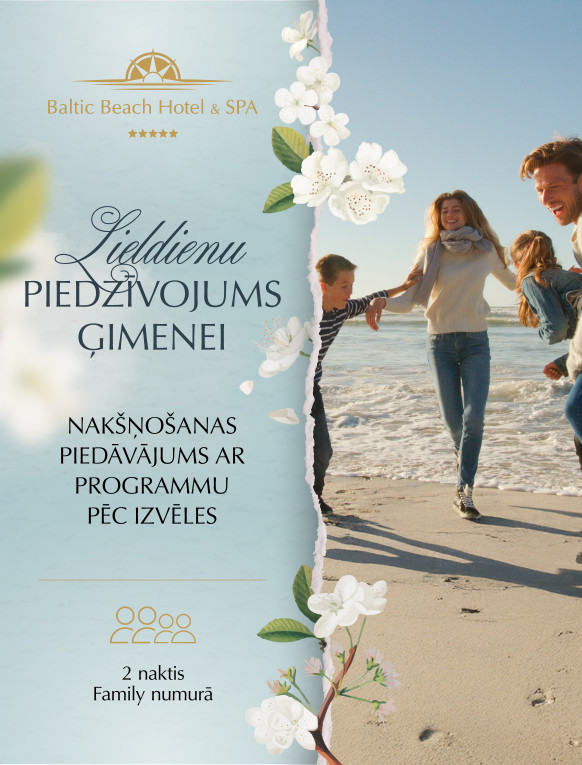 Lieldienu Piedzīvojums Ģimenei /  (2 naktis, 2 pieaugušie, 2 bērni)