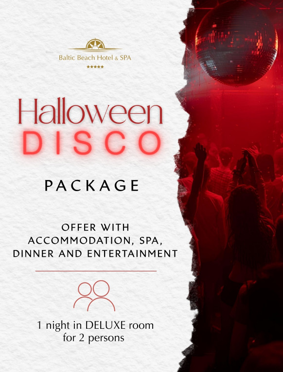 Halloween Disco Package/ offer with accommodation, SPA & entertainment - 31.10.25.