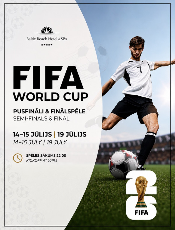 FIFA Pasaules kausa 2026™ izšķirošās spēles Baltic Beach Club pludmalē