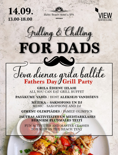 GRILLING & CHILLING – Father’s Day Brunch / 14.09